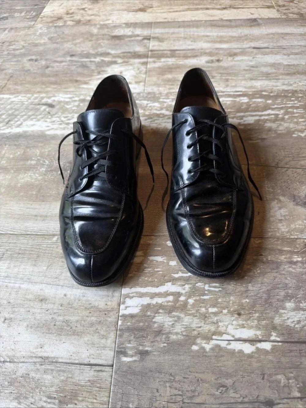 COLE HAAN Calhoun Split Toe Oxfords Black Patent Leather C00588 Men’s 8.5 D